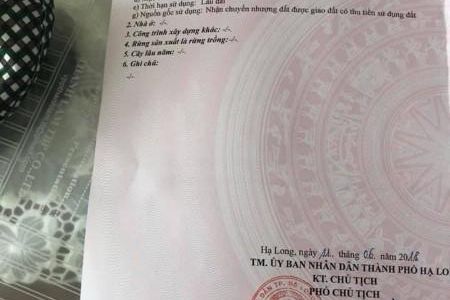 Bán Lô A10-16 Ô Góc Vườn Hoa Tái Định Cư Bãi Muối,P.Cao Thắng.Dt:67.5M2,Mt:5M !