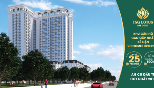 Chung Cư Cao Cấp Tsg Lotus Sài Đồng Vị Trí Đắc Địa Nhất Phía Đông Thủ Đô.