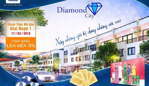 Đất Nền Dự Án Diamond City Củ Chi-Mở Bán Giai Đoạn 1 - Chỉ 700Triệu Nhận Ngay Sổ Hồng Liên hệ 0931154979