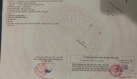 Bán Lô Đất Mặt Tiền 5,5M Lề 3M Lakeside Bàu Tràm Vị Trí Quá Đẹp