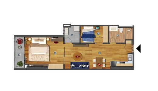 Chính Chủ Cần Chuyển Nhượng Gấp Căn Hộ 2 Phòng ngủ Sky Park Residence - Lh: 0386822825