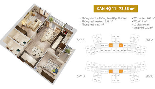 Cần Tiền Bán Cắt Lỗ Căn Hộ 2 Pn Imperia Sky Garden, 81M2, Giá 2.485 Tỷ. Lh Chủ Nhà: 0834206996