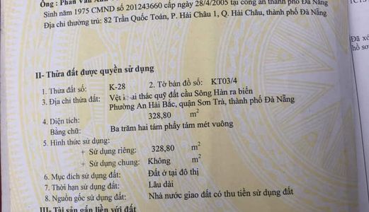 Chính Chủ Chào Bán Lô Đất Biệt Thự Morrison Thuận Tiện Kinh Doanh