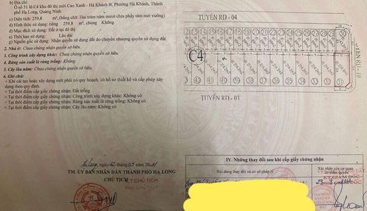 Bán Đất Hà Khánh B - Ô Góc - 260M2 Hạ Long, Quảng Ninh