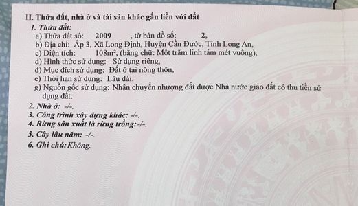 Đất Chính Chủ 108M2 (4.1X26.5M) Cách 400M Kcn Thuận Đạo Khu dân cư Hiện Hữu 630 Triệu