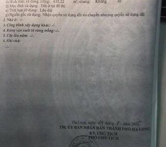 Bán Lô B17-21 Ô Góc Bao Biển Cột 5, Cột 8, P. Hồng Hà. Diện tích: 435M2, View Biển!