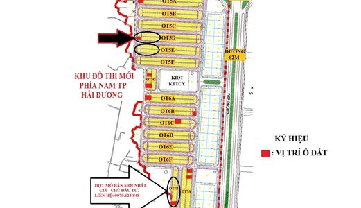 Bán Đất Khu Viện Nhi Mới Thuộc Dự Án Đô Thị Phía Nam Hải Dương. Giá Chủ Đầu Tư.