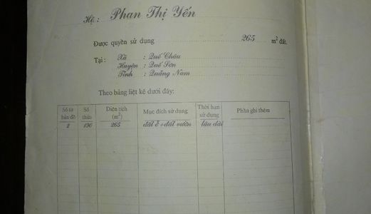 Đất Mặt Tiền Đường Dt611, Tại Chợ Đàng, Quế Sơn, Quảng Nam