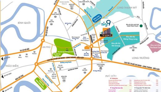 Cho Thuê Căn Hộ Chung Cư Sky9 Quận 9 Mới 100% 2,3 Phòng Ngủ Hoàn Thiện Vào Ở Ngay