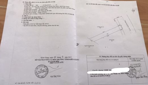 Bán Đất Mặt Tiền Đường Trần Hưng Đạo,Dương Tơ,Phú Quốc