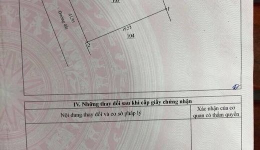 Chính Chủ Cần Bán Đất Mặt Tiền Đường Bàu Cạn