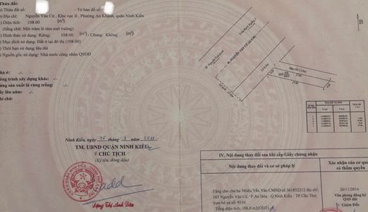 Bán Nhà Góc 2 Mặt Tiền Đường Nguyễn Văn Cừ Nối Dài.