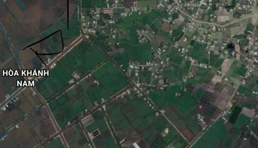 Đất Hòa Khánh Nam-Đức Hòa,Long An-2434M2-Đông Nam-Khu Quy Hoạch Dân Cư