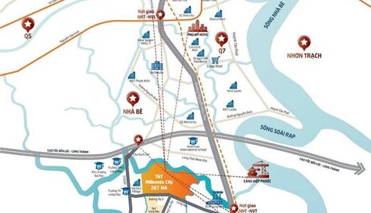 Đất 100M2 Sổ Đỏ T&t Long Hậu, Xây Tự Do