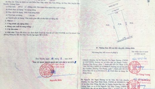 Cần Bán 2 Lô Đất Chính Chủ Khu Tái Định Cư Casino Nam Hội An, Duy Hải, Duy Xuyên, Quảng Nam