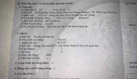 Bán Nhanh Nhà Riêng 5 Tầng - Vị Trí Đắt Địa Ngay Trung Tâm Thành Phố Vĩnh Long