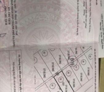 Bán Lô B19-15 Khu đô thị Vựng Đâng, Senco 5. Diện tích: 82.5M2, mặt tiền: 5.5M. Hướng: đông bắc!