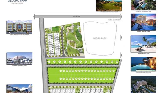 Đất Nền Biển Hồ Tràm Cực Hot, Giá 3.5Tr/m2, Đã Có Sổ Riêng