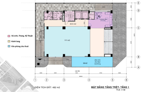 Cho Thuê Mặt Bằng Trệt Lửng Tòa Nhà Anh Minh, 56 Nguyễn Đình Chiểu, Quận 1