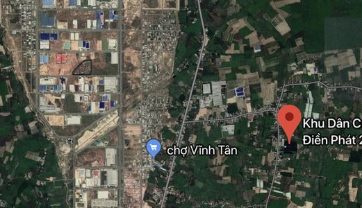 Đất Sổ Đỏ, Thổ Cư 100%,xây Dựng Tự Do, Ngay Kcn Vsip  Mở Rộng, Gần Chợ Vĩnh Tân, Giá 701Tr/75M2