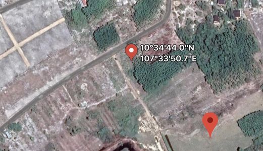 Đất Nền Bình Châu Dt 521M2 Giá Chỉ 3,1Tr/m2 Xdtd, Shr. Vị Trí Đẹp Cách Biển 500M