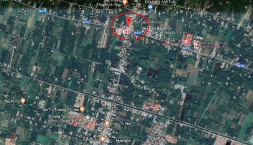 Sang Lại 62M2 Đất Nền Thổ Cư Chợ Hữu Định Tp Bến Tre