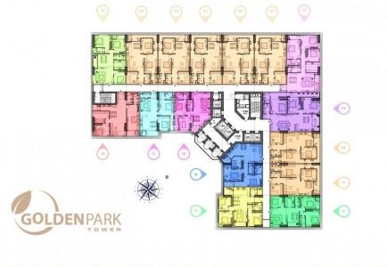 Căn 2 Pn, Cc Golden Park, Tặng Gói Quà 100 Triệu, Ck 3%, Hỗ Trợ Vay Không Lãi Suất Trong 12 Tháng