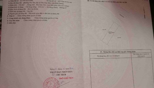 Bán Nhà Đất Giá Rẻ Thủ Dầu Một Bình Dương