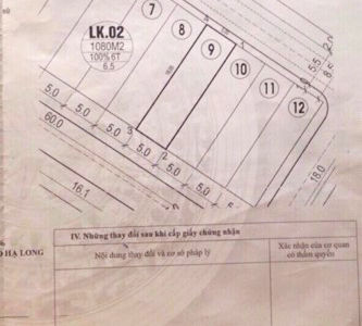 Cần Bán Ô Đất Khu Đô Thị Cặp Bè Lk 2 – Ô 9