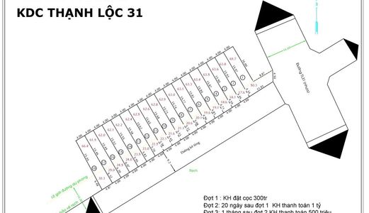 Đất Nền Đầu Tư Tốt Nhất Quận 12 Đường Thạnh Lộc 31