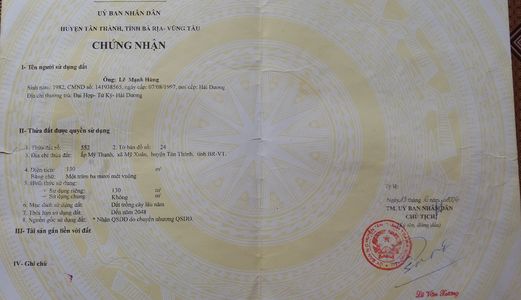 Do Chuyển Ra Ngoài Bắc Ở Nên Cần Tiền Bán Đất Bà Rịa Gấp Gấp