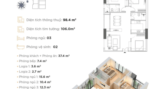 Mở Bán Đợt Đầu Giá Rẻ Nhất Từ Cđt Căn Hộ Cc Cao Cấp Golden Park 3 Tỷ 3 - 82.6 M2