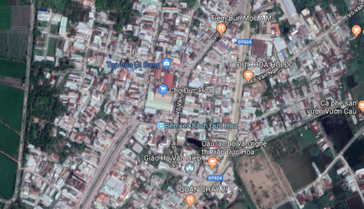 Bán Đất Gần Chợ Đức Hòa, Giá 7.5Tr/m2 Shr, Hẻm Xe Hơi,