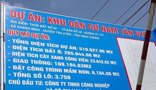Đất Thị Xã Tân Uyên Bình Dương