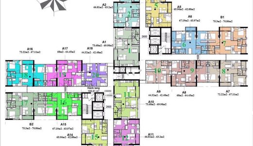 Bán Căn Hộ M2 Eco Green Sài Gòn Diện Tích 44M2 Giá 55 Triệu/m²