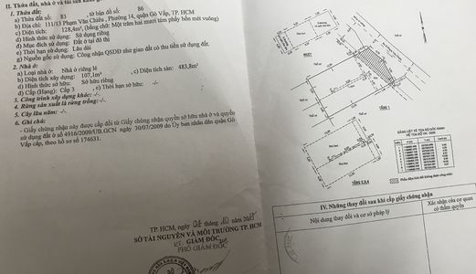 Nhà Bán Chính Chủ Đường Phạm Văn Chiêu, Gò Vấp, 9,05X17M, Giá 13,5 Tỷ. 