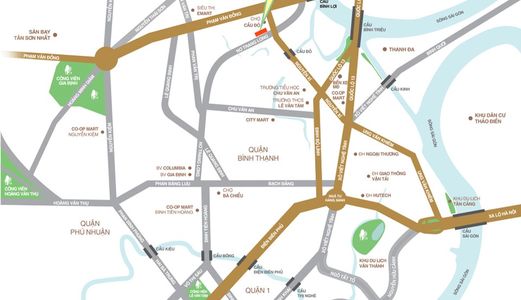 Ascent Plaza Bình Thạnh (Chính Chủ) - 72.27M2 - 2 Phòng ngủ, 2 Toilet