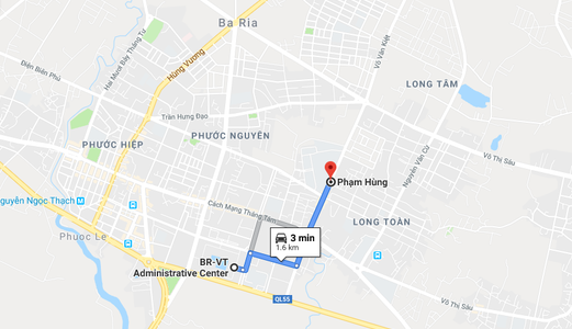 Bán Nhà Mặt Tiền Trung Tâm Thành Phố Bà Rịa, Diện Tích: 8.04 * 28M