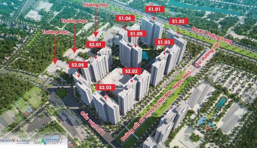 Cần Bán Căn 2 Ngủ 1 Vệ Sinh 1 Tỷ 7 Giá Gốc Chủ Đầu Tư, Dự Án Vinhomes Smart City-Đại Lộ Thăng Long
