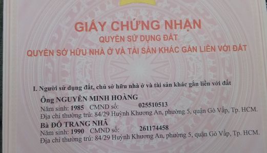 Bán Nhà 3 Tầng Đường Phan Văn Trị Quận Bình Thạnh