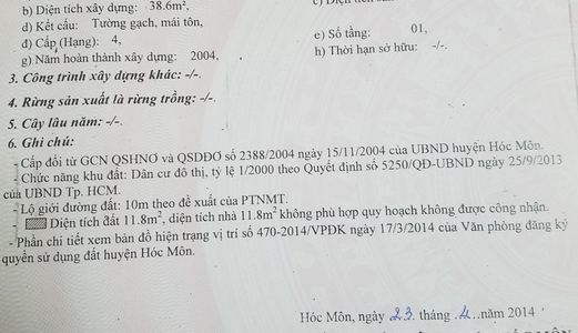 Kẹt Tiền Bán Gấp Nhà Chính Chủ Dt 3.92X10M Ấp Mỹ Hòa 4 Xã Xuân Thới Thượng Giá 2,65 Tỷ