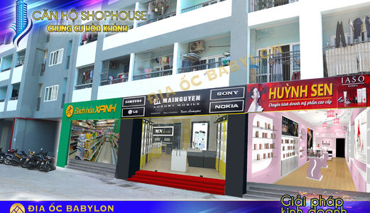 Shophouse Hòa Khánh 950Tr Sở Hữu Ngay