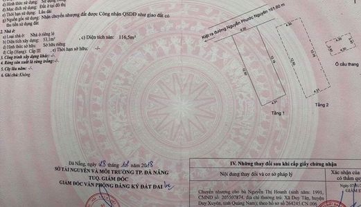 Bán Nhà 3 Tầng Kiệt 304 Nguyễn Phước Nguyên Vị Trí Quá Đệp Nhà Đêp Kiên Cô Cách Mặt Tiền 30M 