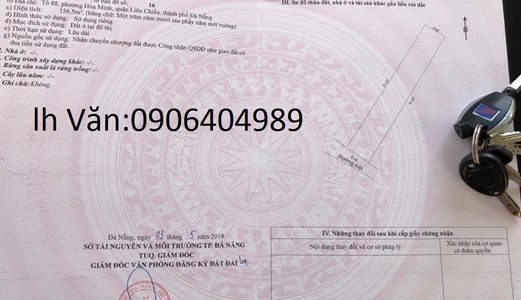 Bán Đất Kiệt Trần Đình Tri,Hòa Minh,Liên Chiểu ,Tp Đà Nẳng S=156M2 Giá 2Tỷ 980 Triệu