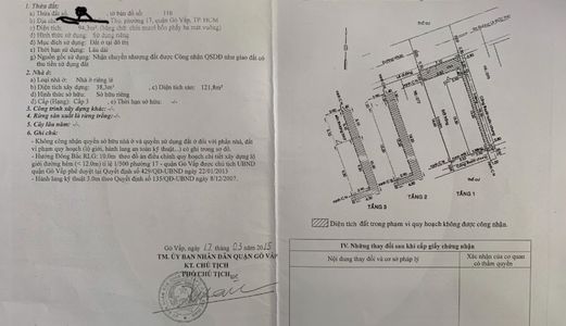 Bán Phần Đất Trống Hẻm 125/48 Lê Đức Thọ 5,6 Tỷ (Có Ảnh)