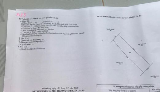 Còn Vài Nền Tại Phú Quốc Giá 500Tr/nền/120M2. Gần Bãi Tắm Ông Lang. Lh: 0903239215