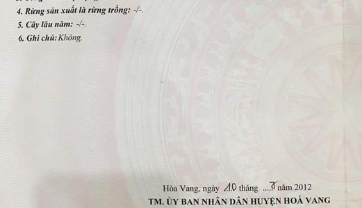 Bán Lô Đất Thôn Phú Thượng Xã Hòa Sơn Vi Trí Quá Đẹp Gần Khu Du Lich Bà Na Hill