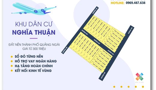 Đất Nền Ven Tp Quảng Ngãi Chỉ Với 300/nền