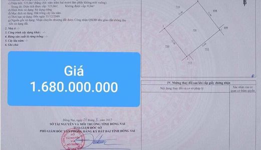 Bán 525 M2 Đất Ngay Sân Bay Long Thành Nhận Sổ Ngay