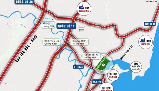 Đất Nền Kđt Long Thành, Tx Hoàng Mai, Nghệ An. Cơ Hội Đầu Tư Cực Hót, An Toan, Sinh Lời Cao